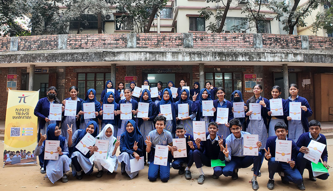 Road Safety Awareness Campaign at Govt. Jamila Ayeenul Ananda School & College